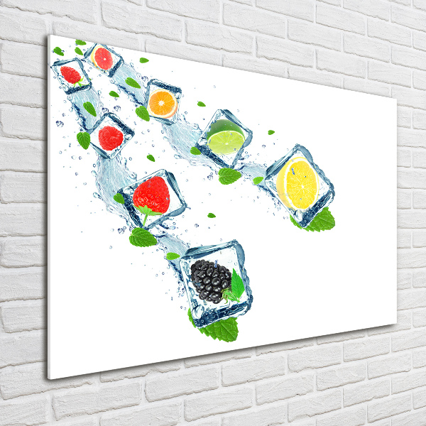 Quadro su vetro Cubetti di frutta
