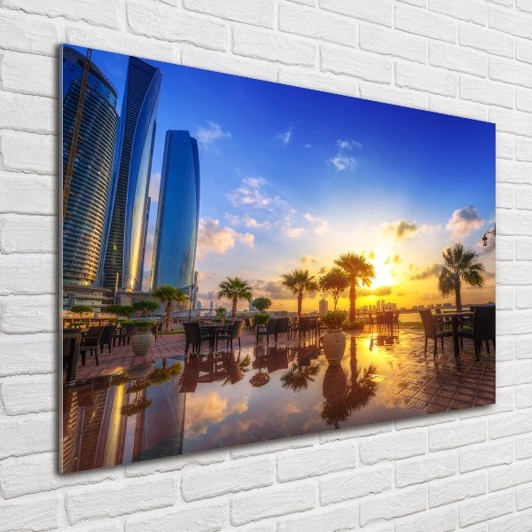 Quadro vetro Abu Dhabi Est