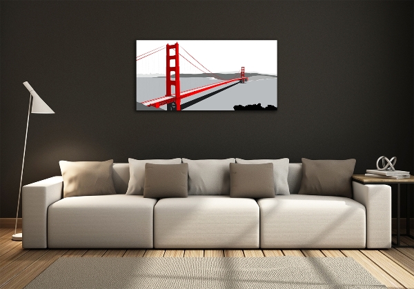 Quadro vetro Ponte di San Francisco