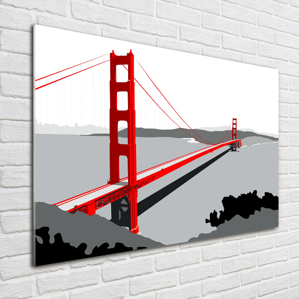 Quadro vetro Ponte di San Francisco