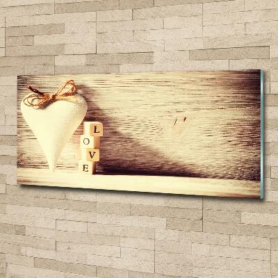 Quadro in verde Amore