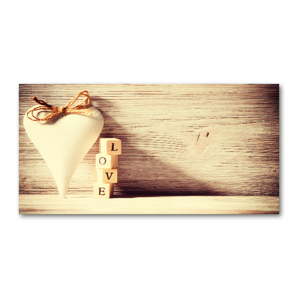 Quadro in verde Amore