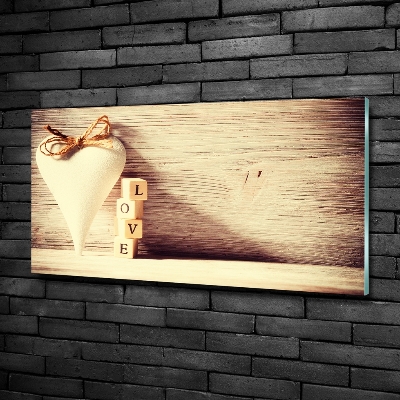 Quadro in verde Amore