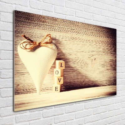 Quadro in verde Amore