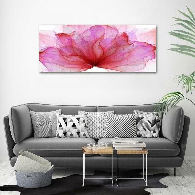 Quadro su vetro Fiore rosa