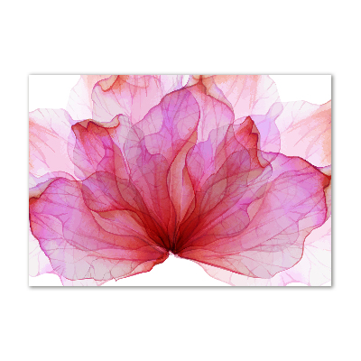 Quadro su vetro Fiore rosa