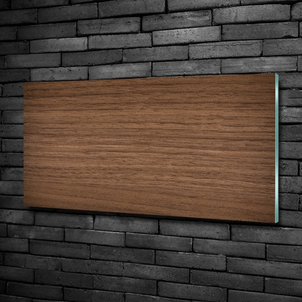 Quadro in verde Sfondo in legno