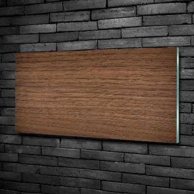 Quadro in verde Sfondo in legno