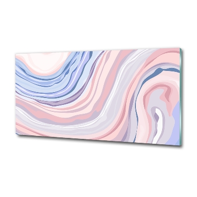 Quadro su vetro Onde astratte