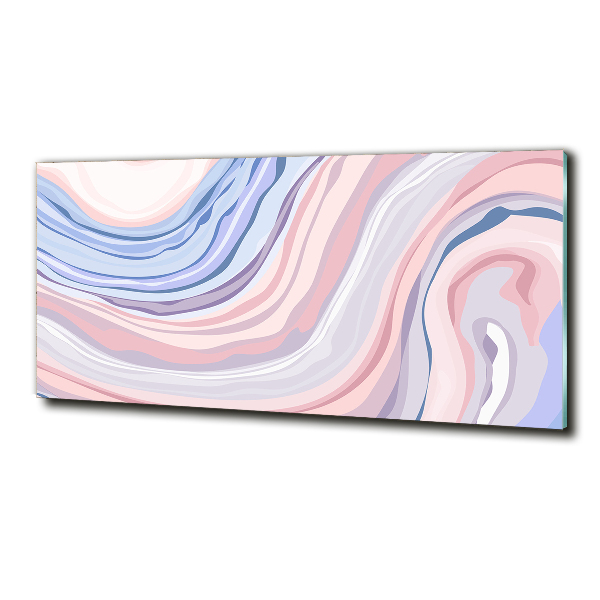 Quadro su vetro Onde astratte