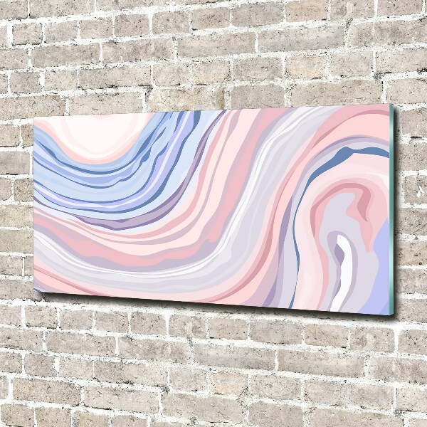 Quadro su vetro Onde astratte