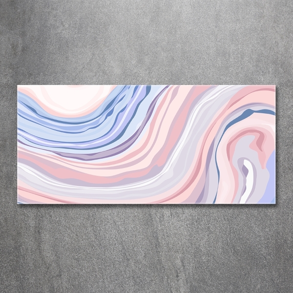 Quadro su vetro Onde astratte