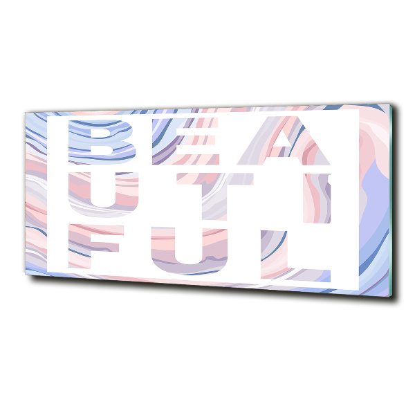 Quadro su vetro Bellissimo