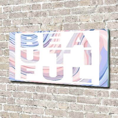 Quadro su vetro Bellissimo