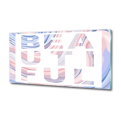 Quadro su vetro Bellissimo