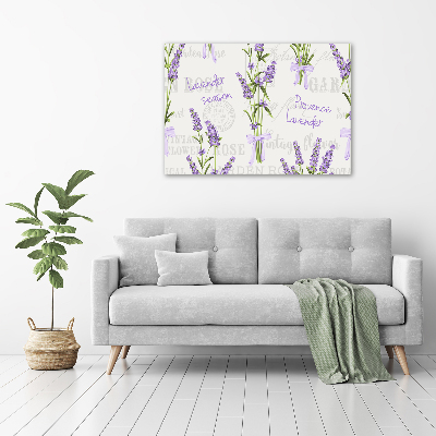 Quadro vetro Lavanda