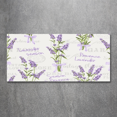 Quadro vetro Lavanda