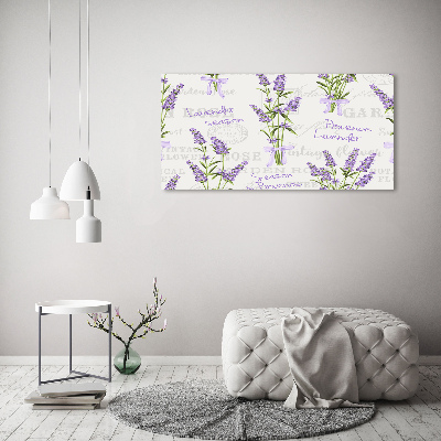 Quadro vetro Lavanda