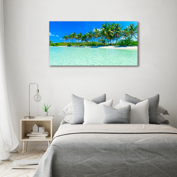 Quadro vetro Spiaggia tropicale