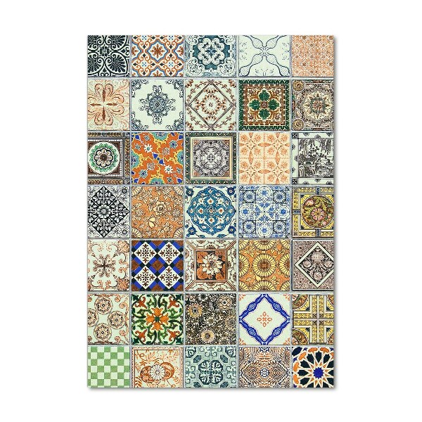 Quadro di vetro verticale Piastrelle in ceramica