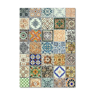 Quadro di vetro verticale Piastrelle in ceramica