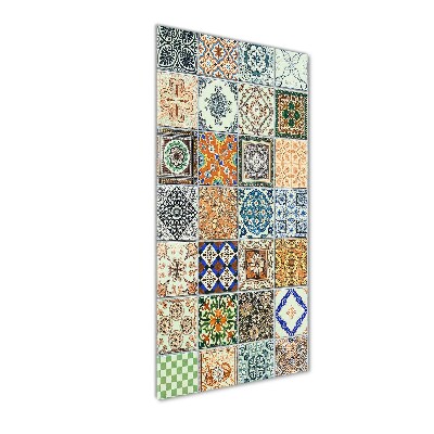 Quadro di vetro verticale Piastrelle in ceramica