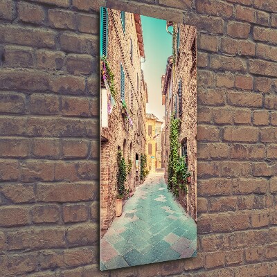 Quadro vetro verticale Strade italiane