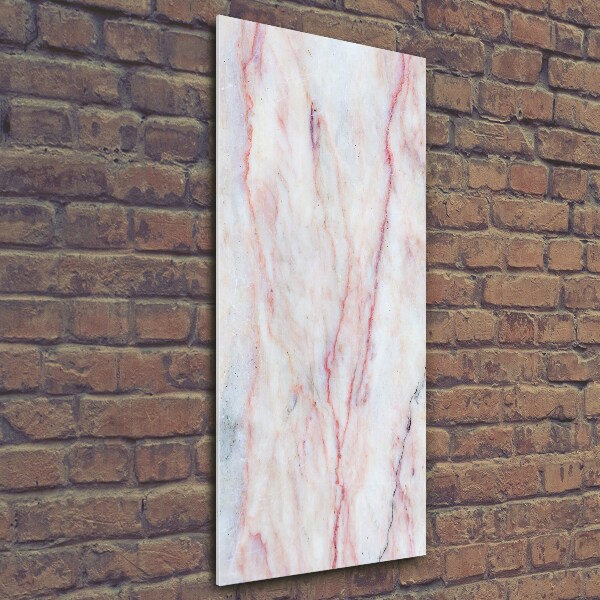 Quadro stampa su vetro verticale Sfondo effetto marmo