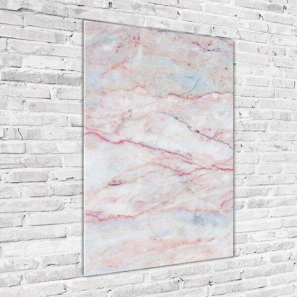 Quadro stampa su vetro verticale Sfondo effetto marmo
