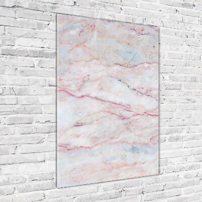 Quadro stampa su vetro verticale Sfondo effetto marmo
