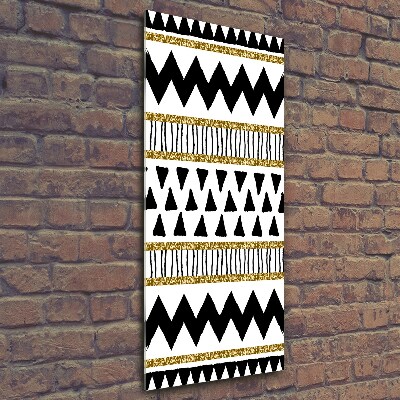 Quadro in vetro verticale Di origine etnica