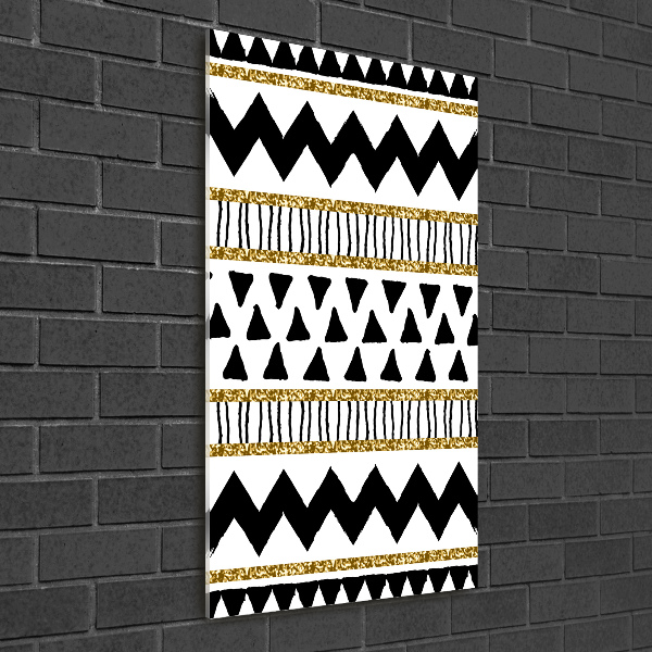 Quadro in vetro verticale Di origine etnica