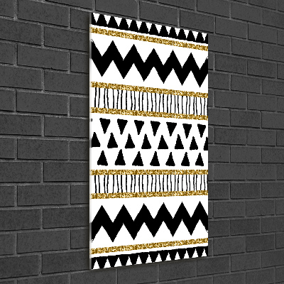 Quadro in vetro verticale Di origine etnica