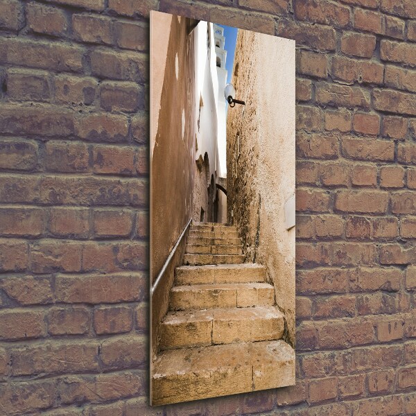 Quadro stampa su vetro verticale Le strade di Israele