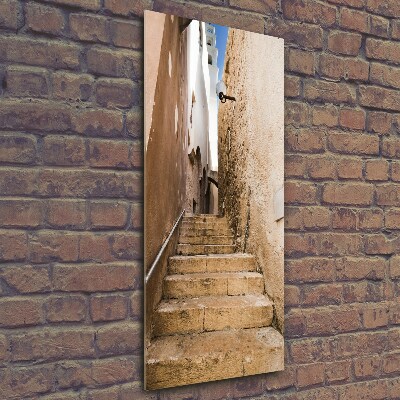 Quadro stampa su vetro verticale Le strade di Israele