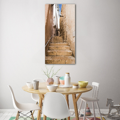 Quadro stampa su vetro verticale Le strade di Israele