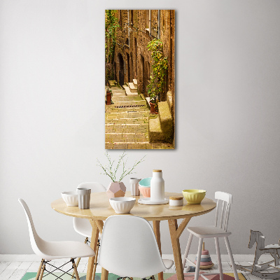 Quadro in vetro verticale Strade italiane