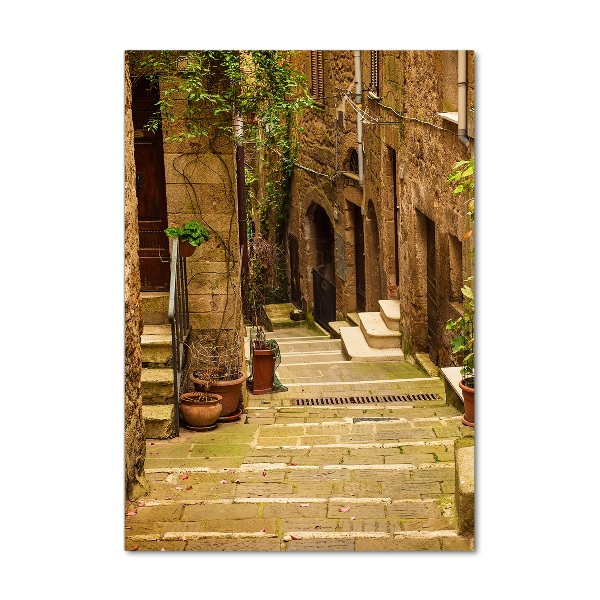 Quadro in vetro verticale Strade italiane