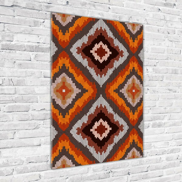 Quadro stampa su vetro verticale Sfondo retrò