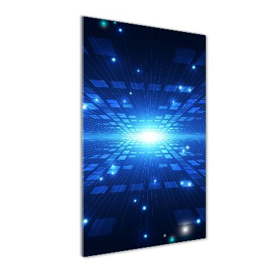 Quadro di vetro verticale Sfondo 3D