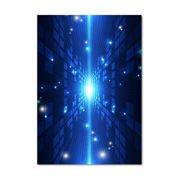 Quadro di vetro verticale Sfondo 3D