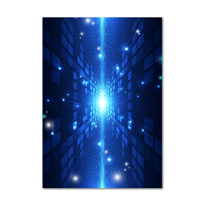 Quadro di vetro verticale Sfondo 3D