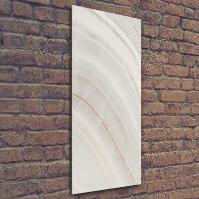 Quadro in vetro verticale Sfondo effetto marmo