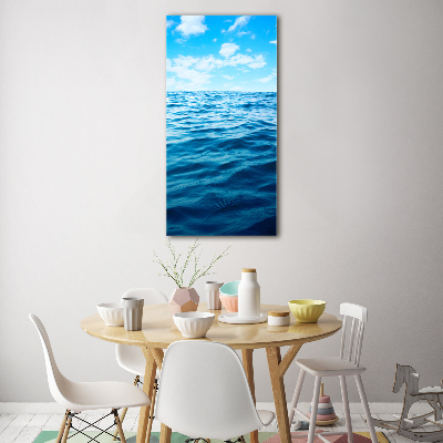 Quadro vetro verticale Acqua di mare