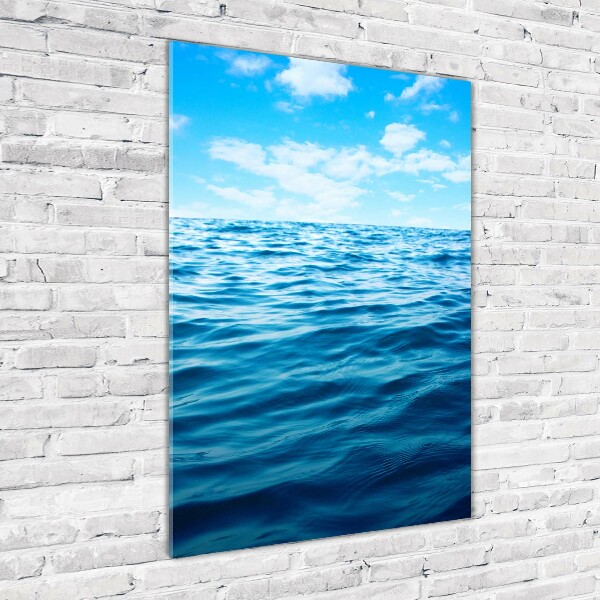 Quadro vetro verticale Acqua di mare