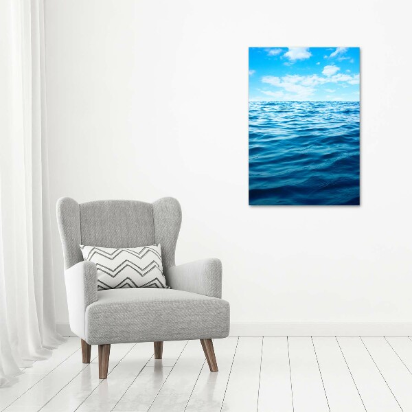 Quadro vetro verticale Acqua di mare