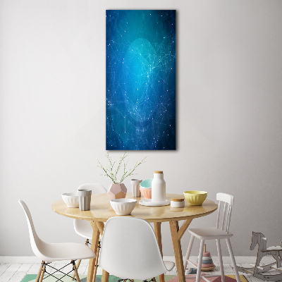 Quadro di vetro verticale Costellazione