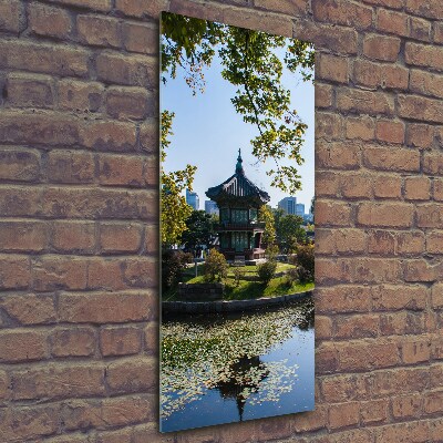 Quadro stampa su vetro verticale Corea del Sud