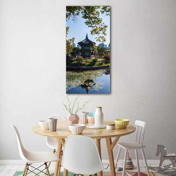 Quadro stampa su vetro verticale Corea del Sud