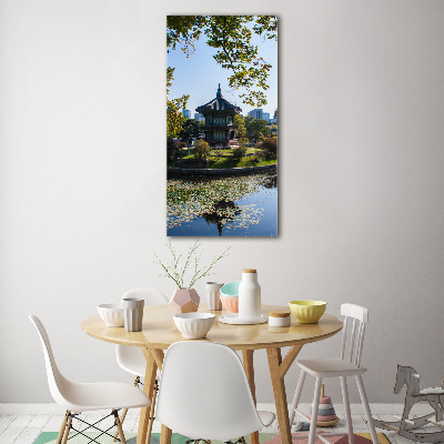 Quadro stampa su vetro verticale Corea del Sud